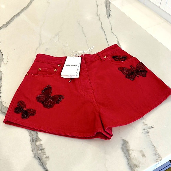 Valentino Garavani Pants - Valentino Denim Shorts